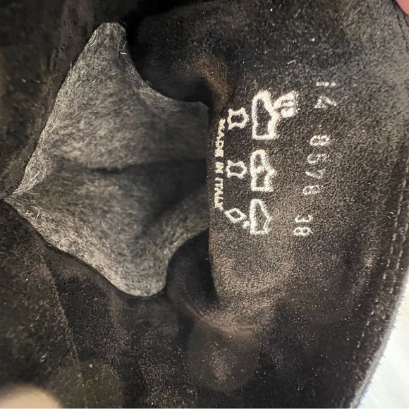 Black Suede Heeled Boots - Picture 11 of 11